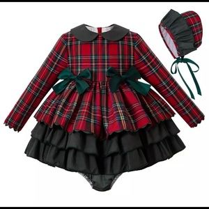 Dress. girl clothing set.